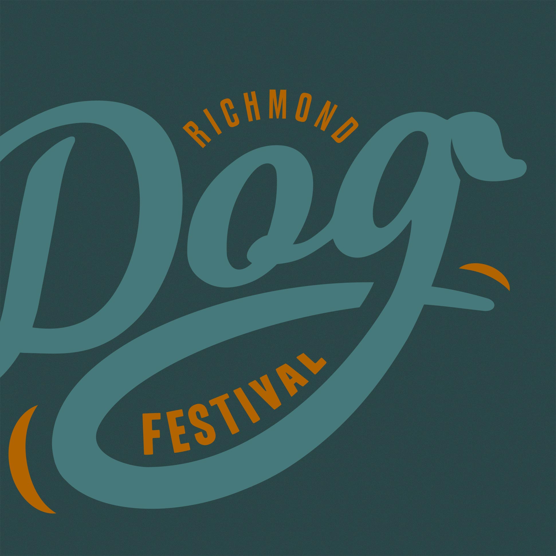 Red Orange Studio | Richmond Dog Festival Logo