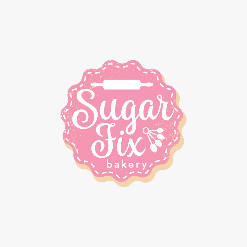 Red Orange Studio | Sugar Fix Bakery Logo