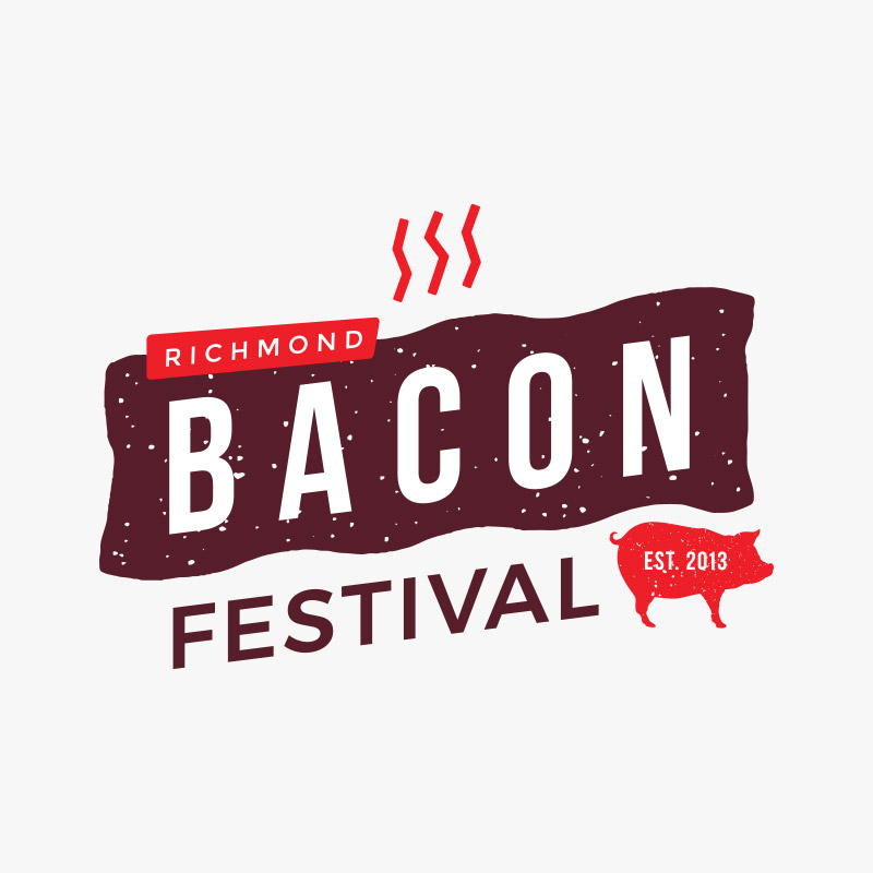 Red Orange Studio | Richmond Bacon Festival Logo