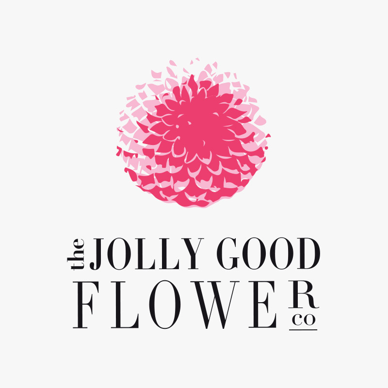 Red Orange Studio | The Jolly Good Flower Co Logo