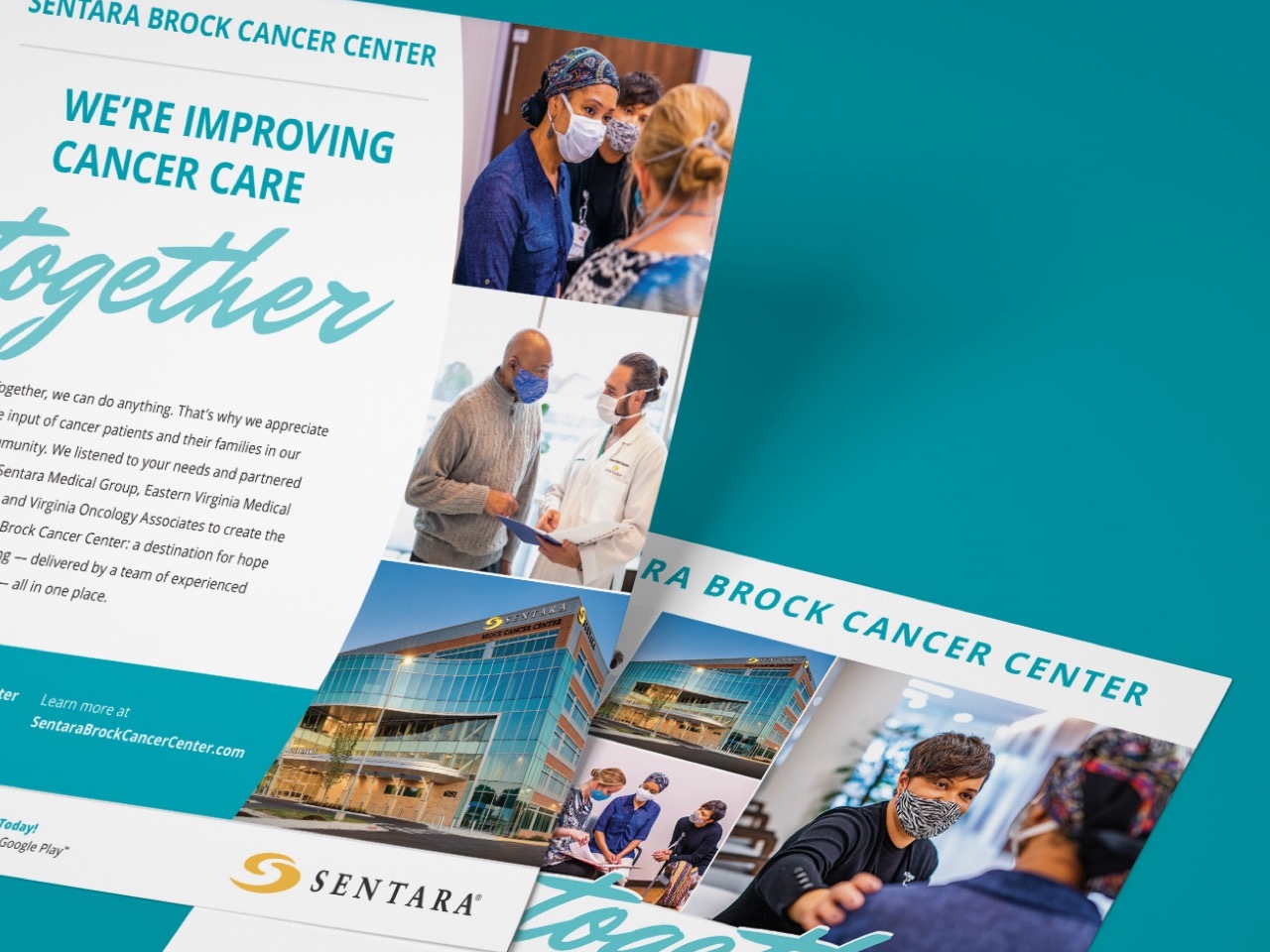 Sentara Brock Cancer Center Red Orange Studio Featured Image