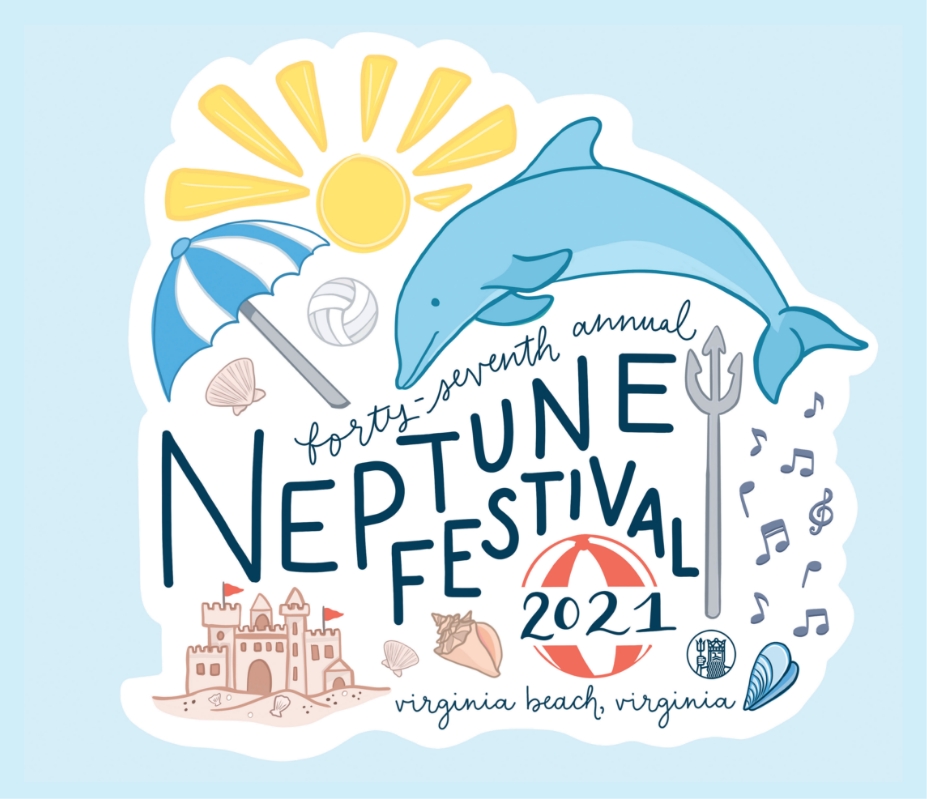 Neptune Festival Boardwalk Festival 2021 Artwork