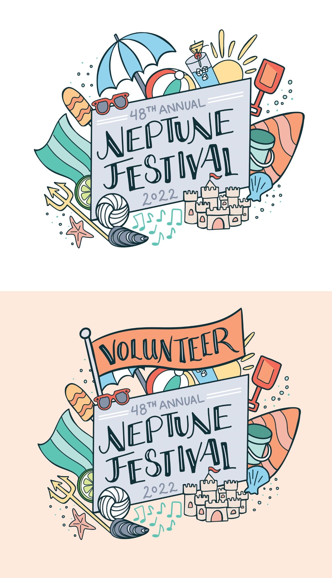 Neptune Festival Boardwalk Festival Artwork
