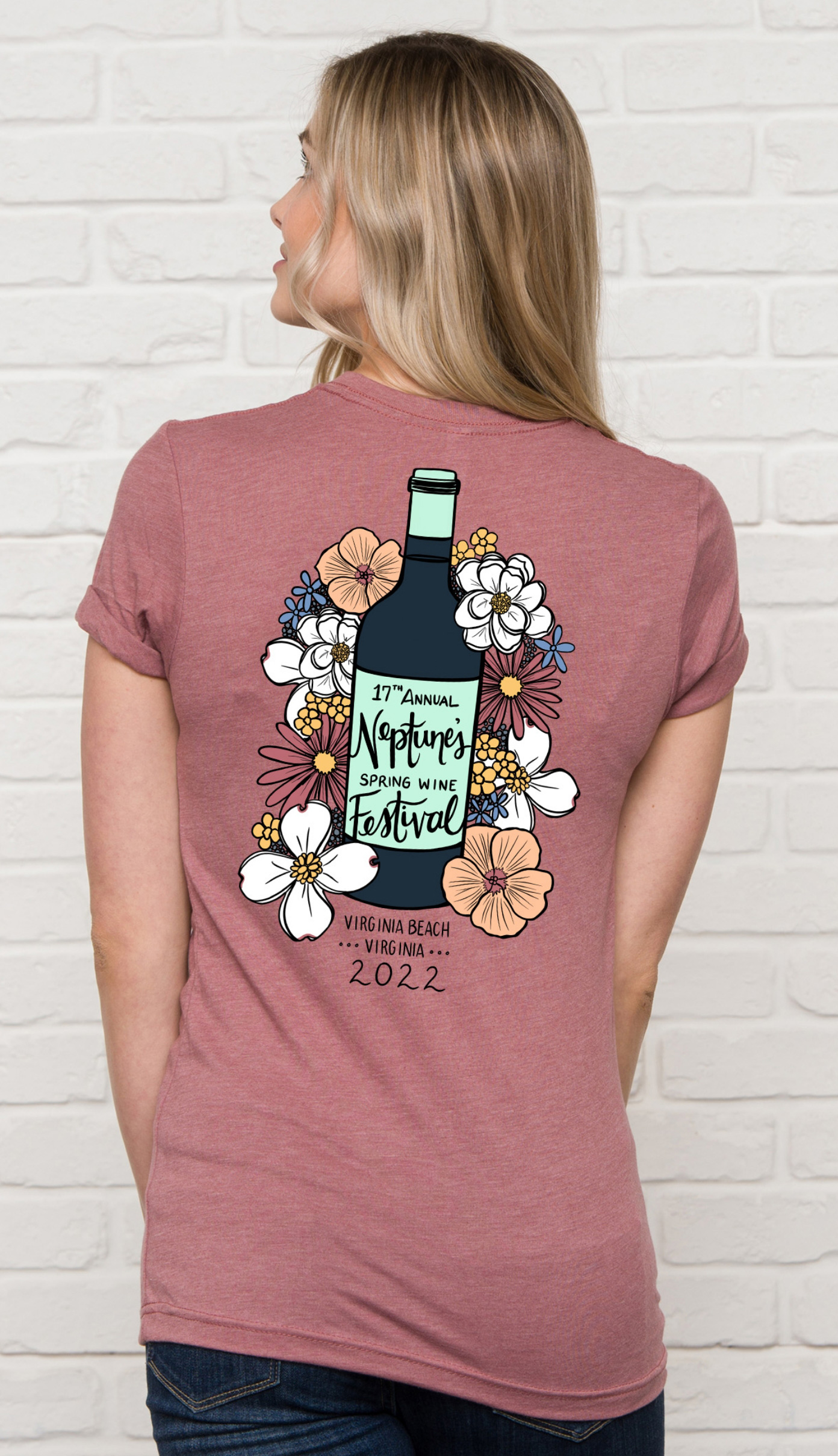 Neptune Festival Spring Wine Festival Tshirt Mockup sm