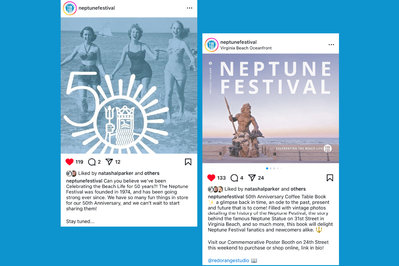 Neptune Festival 50th Social Posts