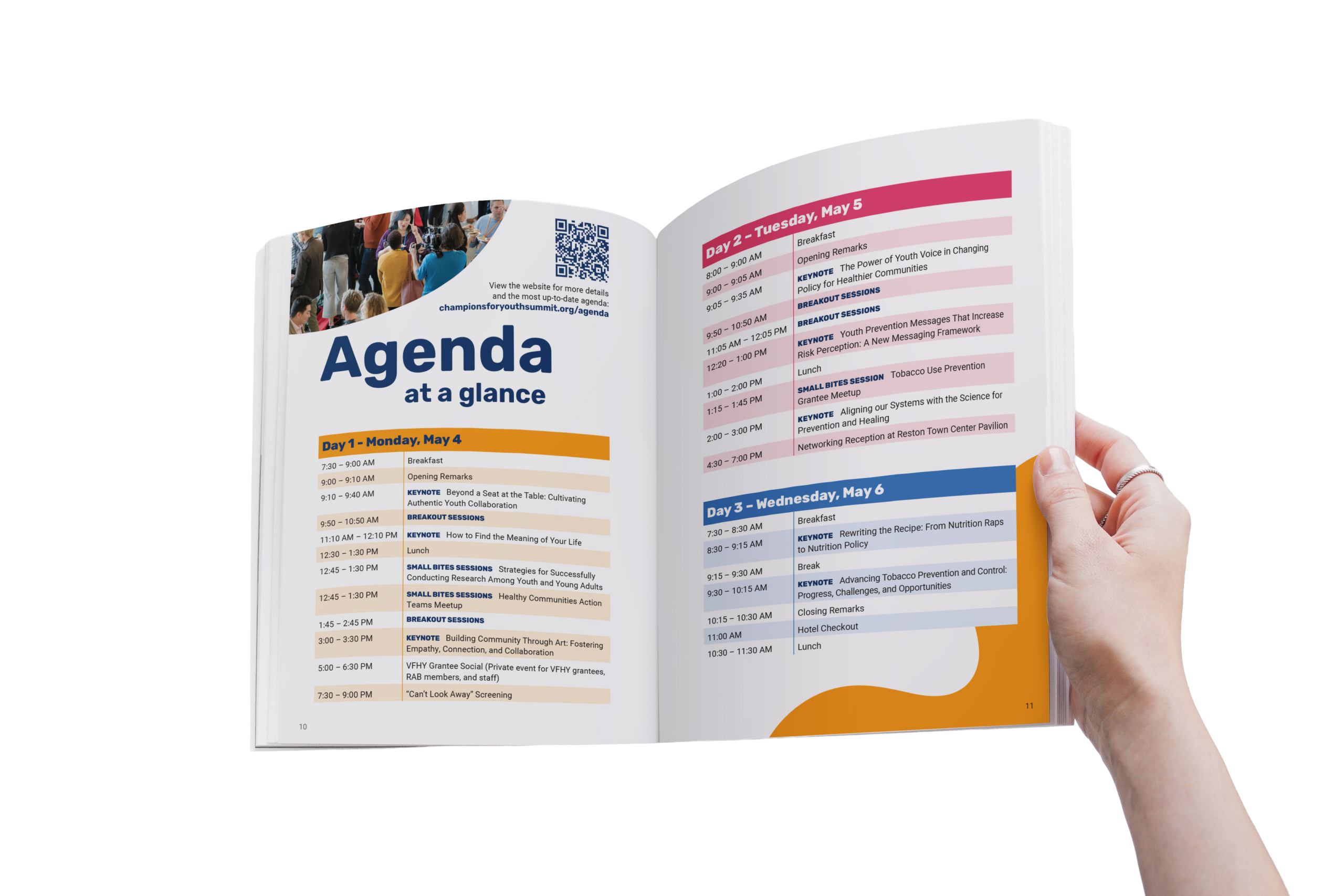 Champions for Youth Summit — Physical Agenda